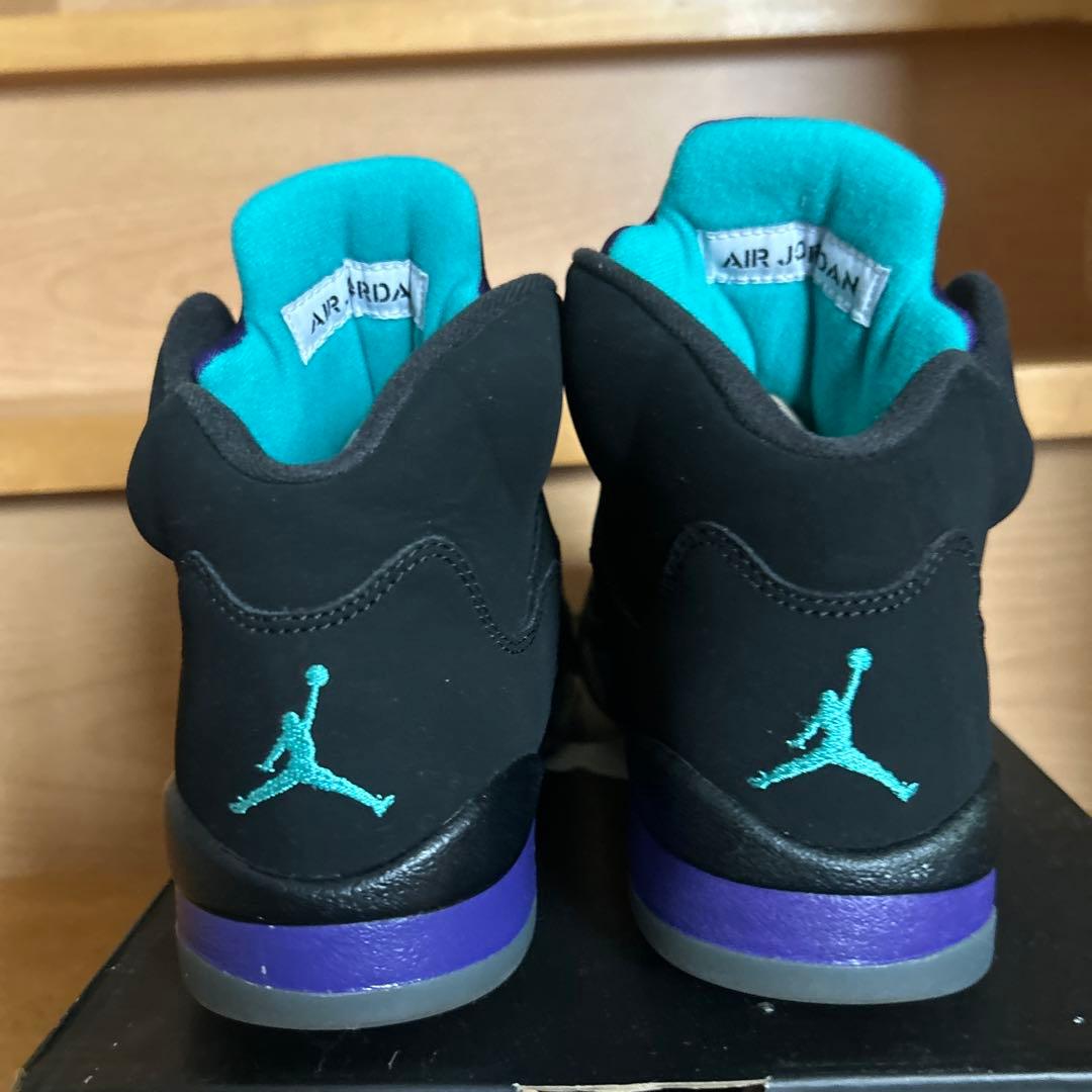 シューズ(女性用) NIKE AIR JORDAN 5 RETRO BLACK GRAPE