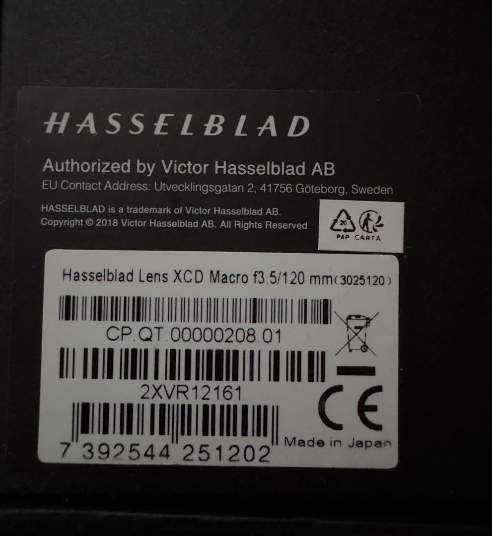 hasselblad xcd 120mm f3.5 macro 619,300円
