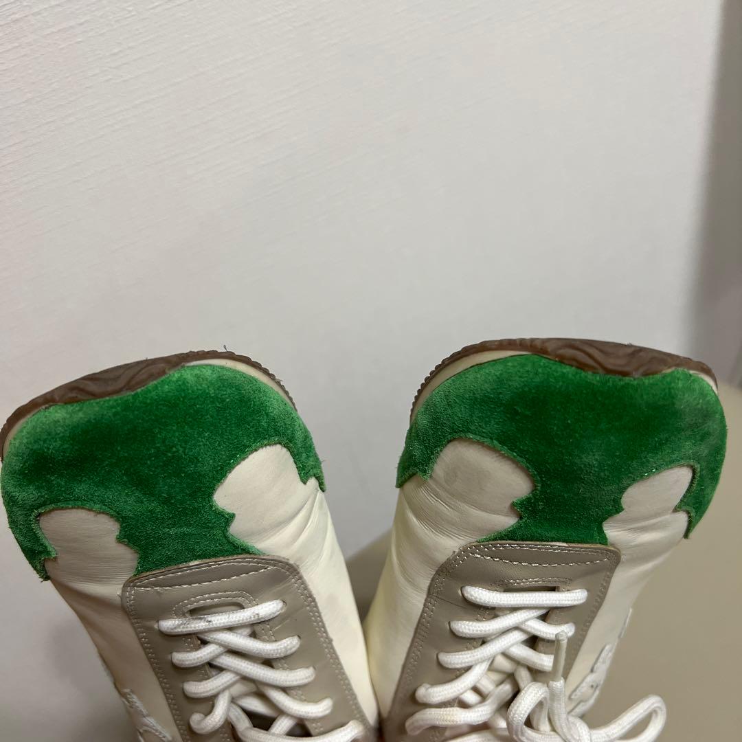 極美品TORY BURCH スニーカー ホワイト/グリーン/ベージュ37