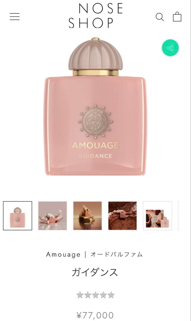 【新品・正規店購入】Amouage Guidance 香水 100ml