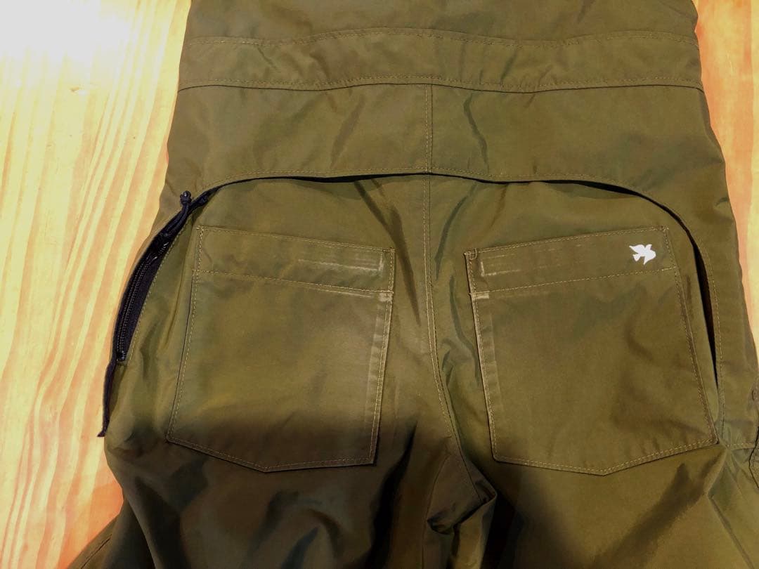 ii green clothing キッズ スノーボードウェアビブパンツ L