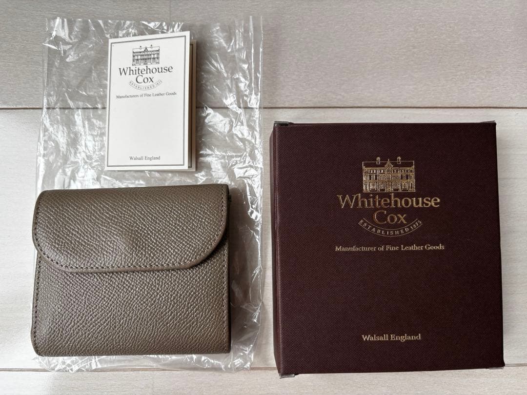 Whitehouse Cox 財布（TAUPE&AVOCADO）