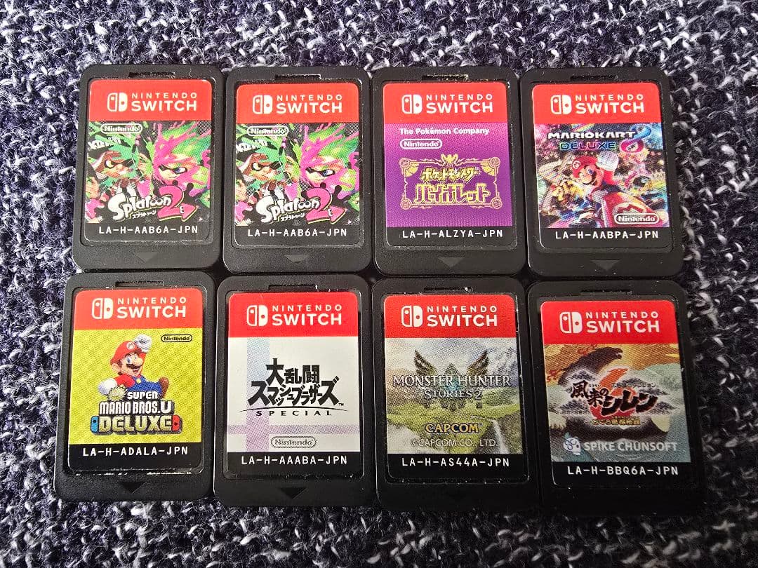 ニンテンドースイッチソフト　８本まとめ売り 箱無し
