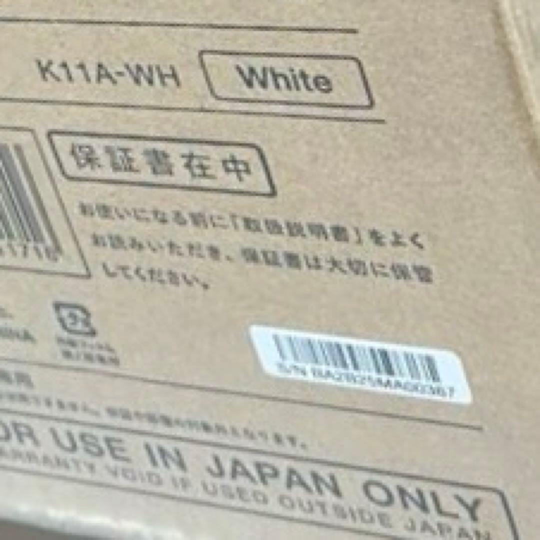 【新品】バルミューダ balmuda ホワイト トースター K11 箱穴