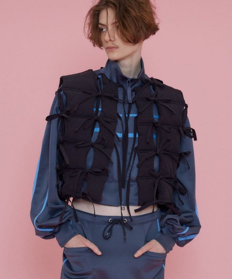 ジャケット・アウター MAISON SPECIAL Ribbon Puffer Vest