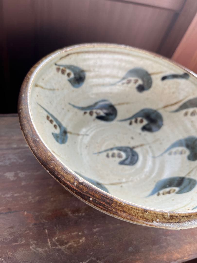 レア★Roy & Chieko 笠間焼 片口中鉢(径20㎝ 高さ8.5cm）