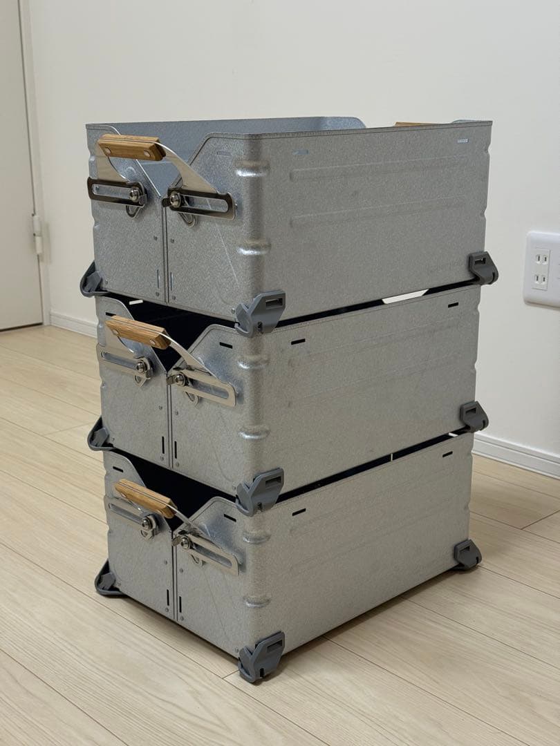 シェルフコンテナ25本体×3台セット スノーピーク