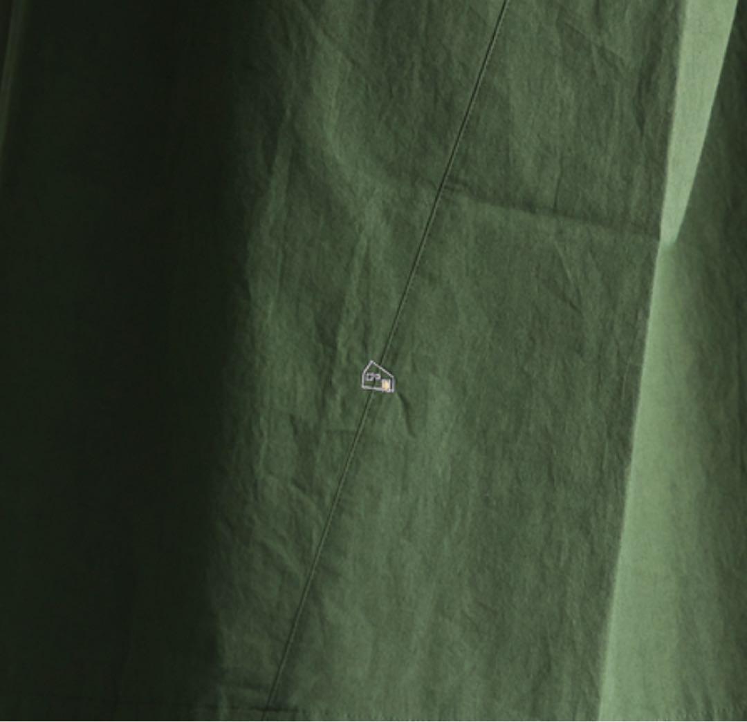 huis ワンピース　バンドカラー　遠州織物　HUIS