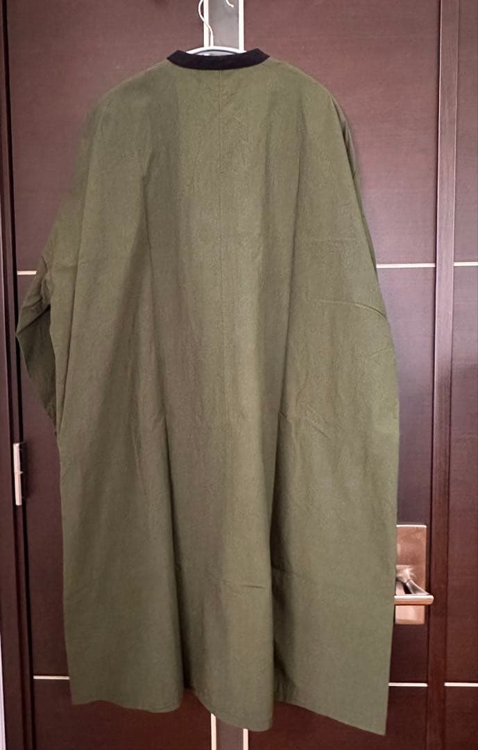 huis ワンピース　バンドカラー　遠州織物　HUIS