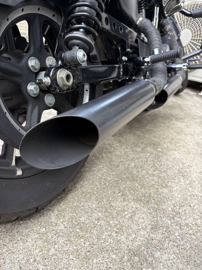 クロームワークス/スリップオンマフラー/スポーツスター/消音キット付き