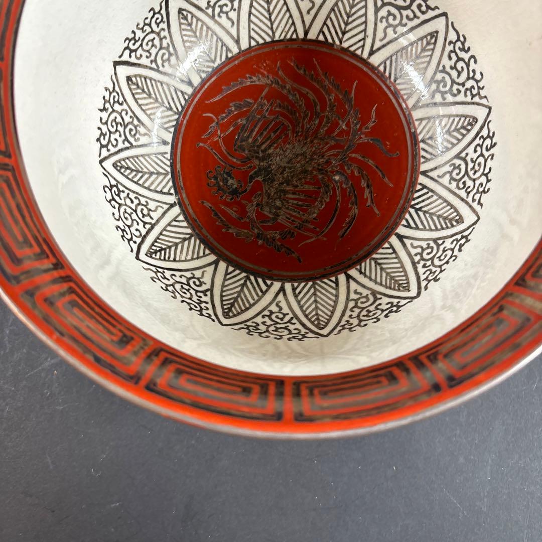 76 値下げ　九谷　赤絵　鉢　永楽　大日本永楽造　鉢　伊万里