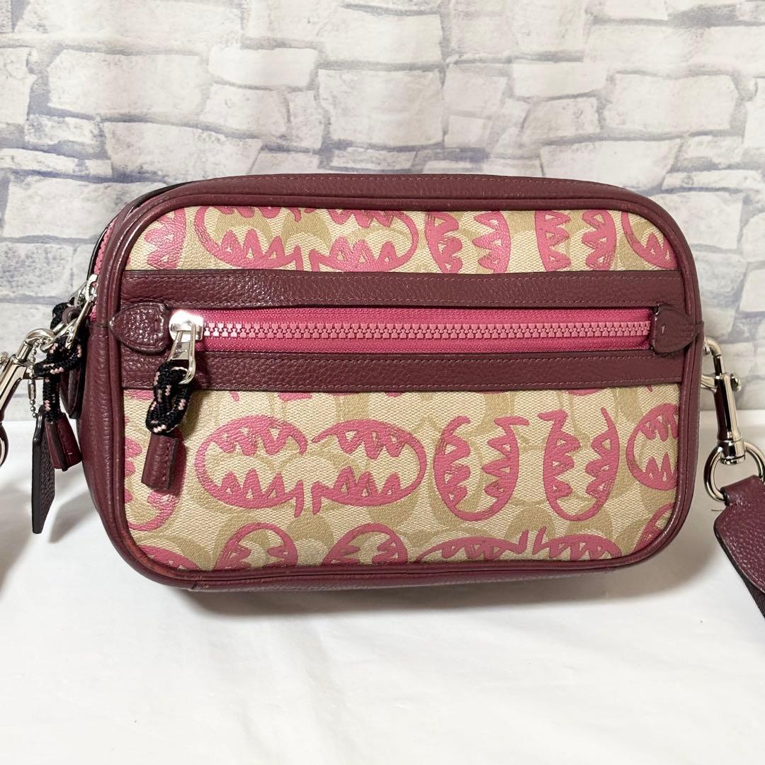 専用❗️COACH・レザー ショルダーバッグ斜め掛け Guang Yuコラボ限定品