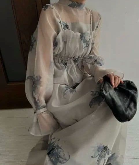 【値下中】willfully pearl camisole set flower