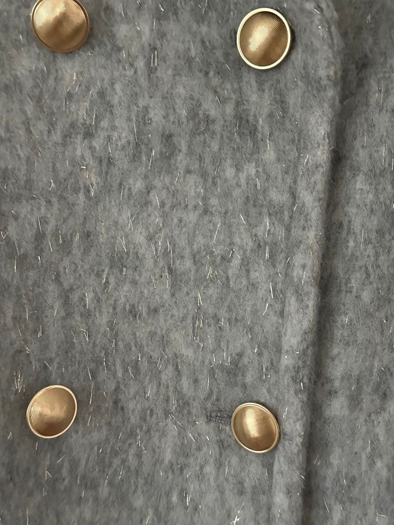 エマ ルージュヴィフ ラメシャギースライバーPコート/ピーコート