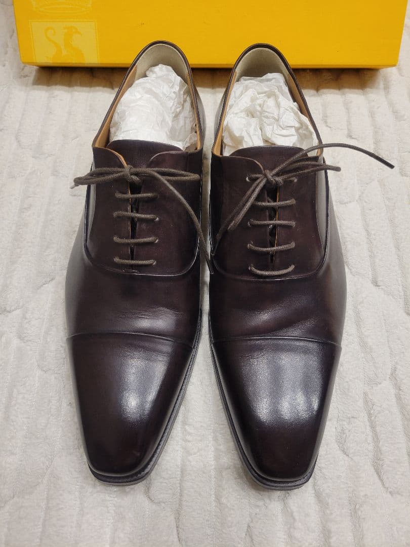 【美品】FRANCESCO BENIGNO ダークブラウン ドレスシューズ