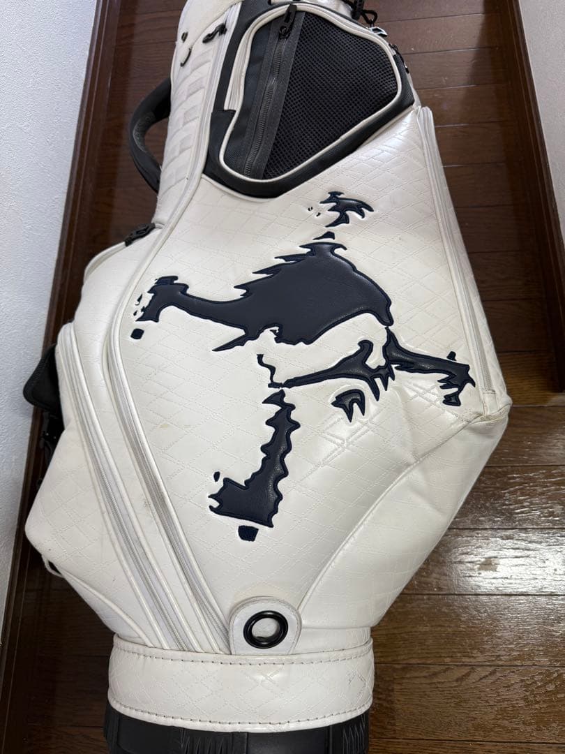 モ*ん様 オークリーOAKLEY SKULLキャディバッグ 9.5型やや使用感あ