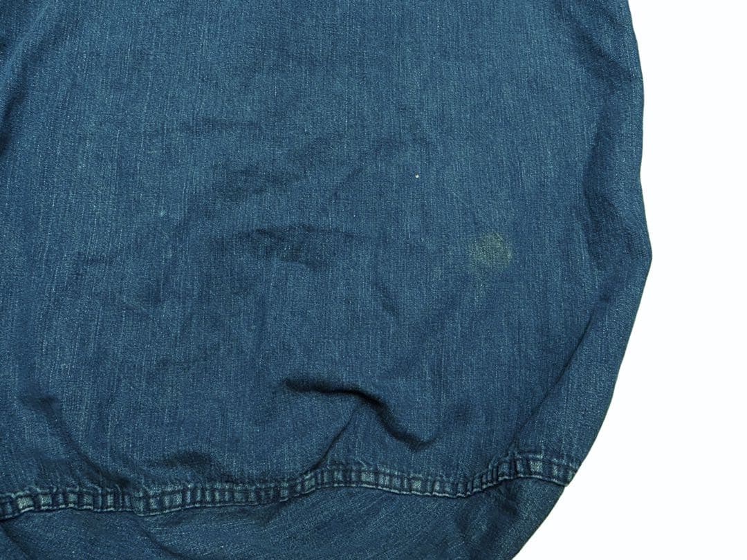 40s ビンテージ USNAVY 米軍 デニム バラックバッグ ランドリー