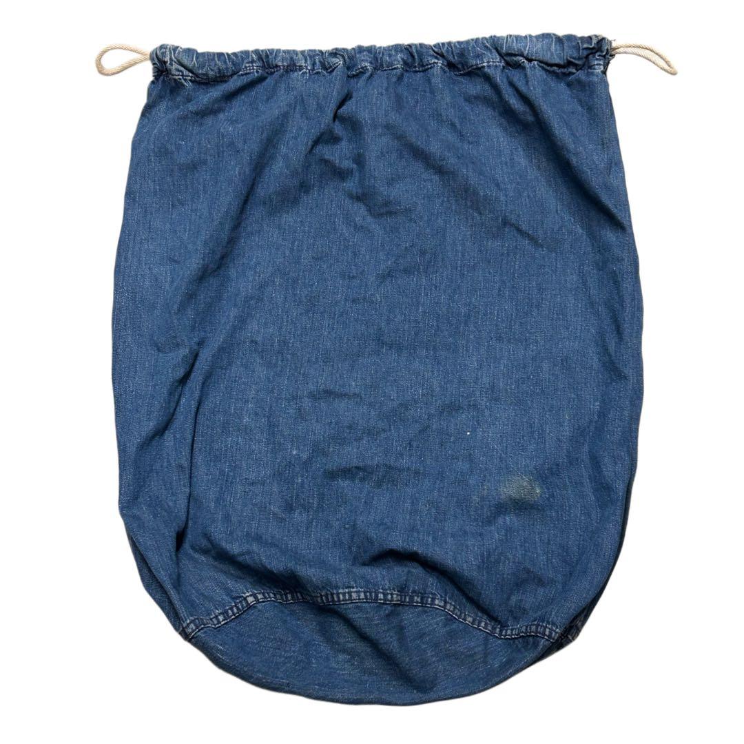 40s ビンテージ USNAVY 米軍 デニム バラックバッグ ランドリー