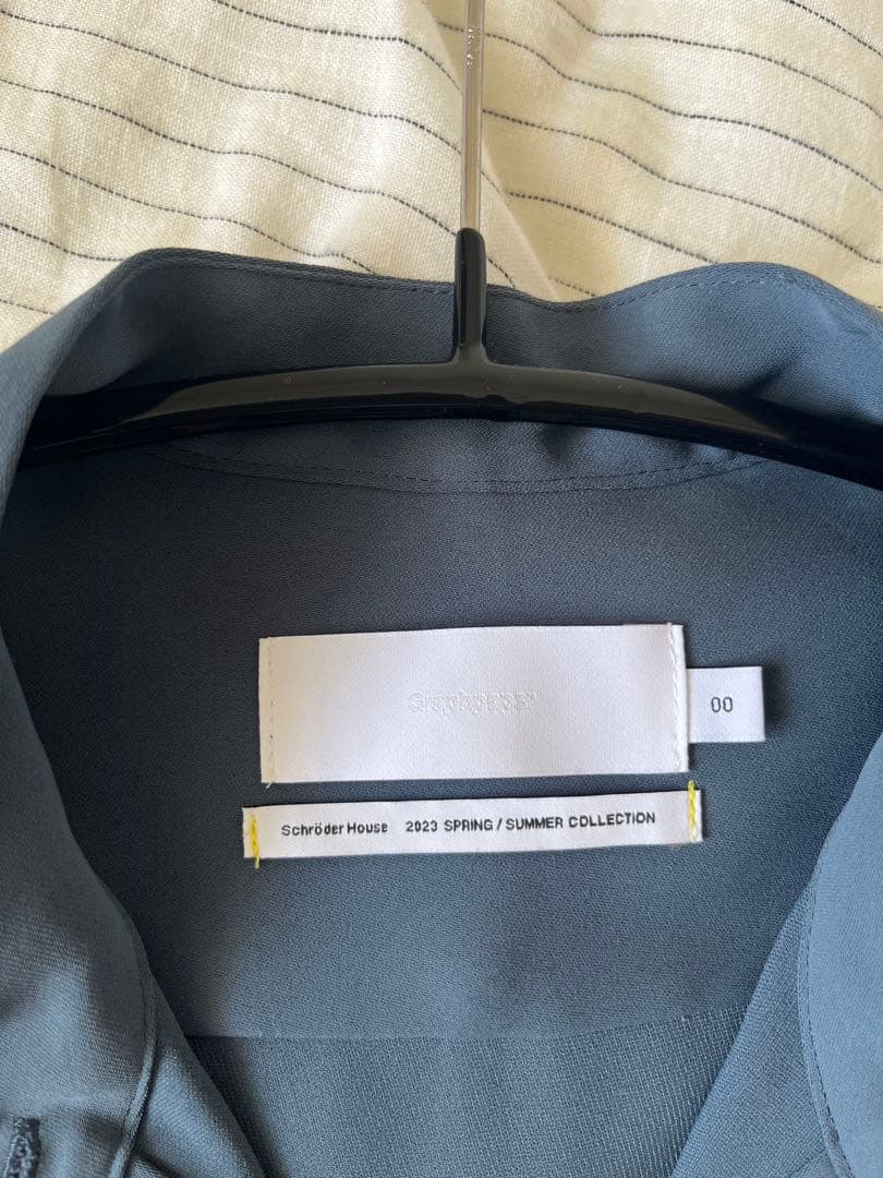 【Graphpaper】Satin Band Collar Dress