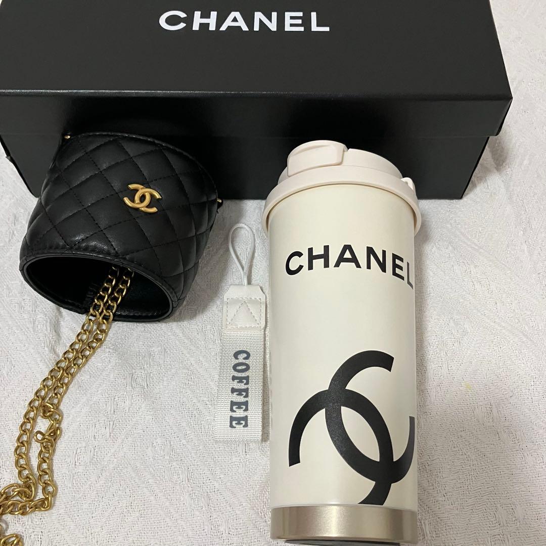 【希少】シャネル ノベルティ マグカップ チェーン付き 非売品