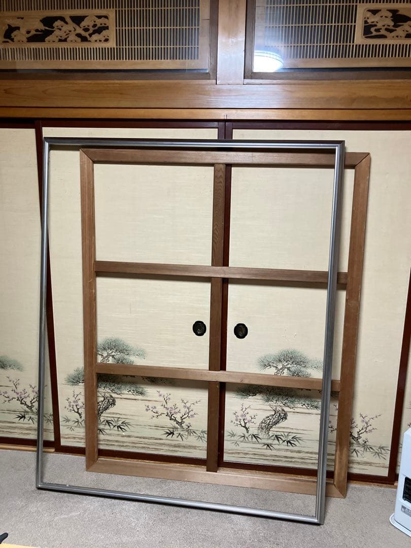 r*g様 油絵、アクリル画用木枠とアルミ額2点セット100号F