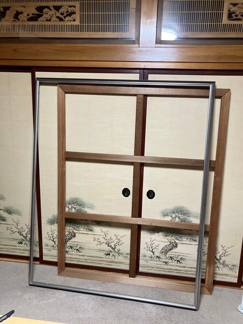 r*g様 油絵、アクリル画用木枠とアルミ額2点セット100号F