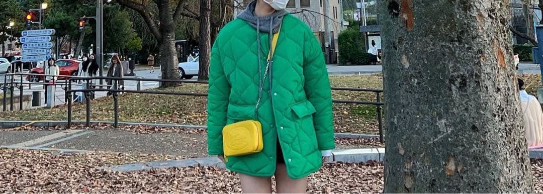 LACOSTE CROCO CREWチェーンハンドル2wayバッグ イエロー