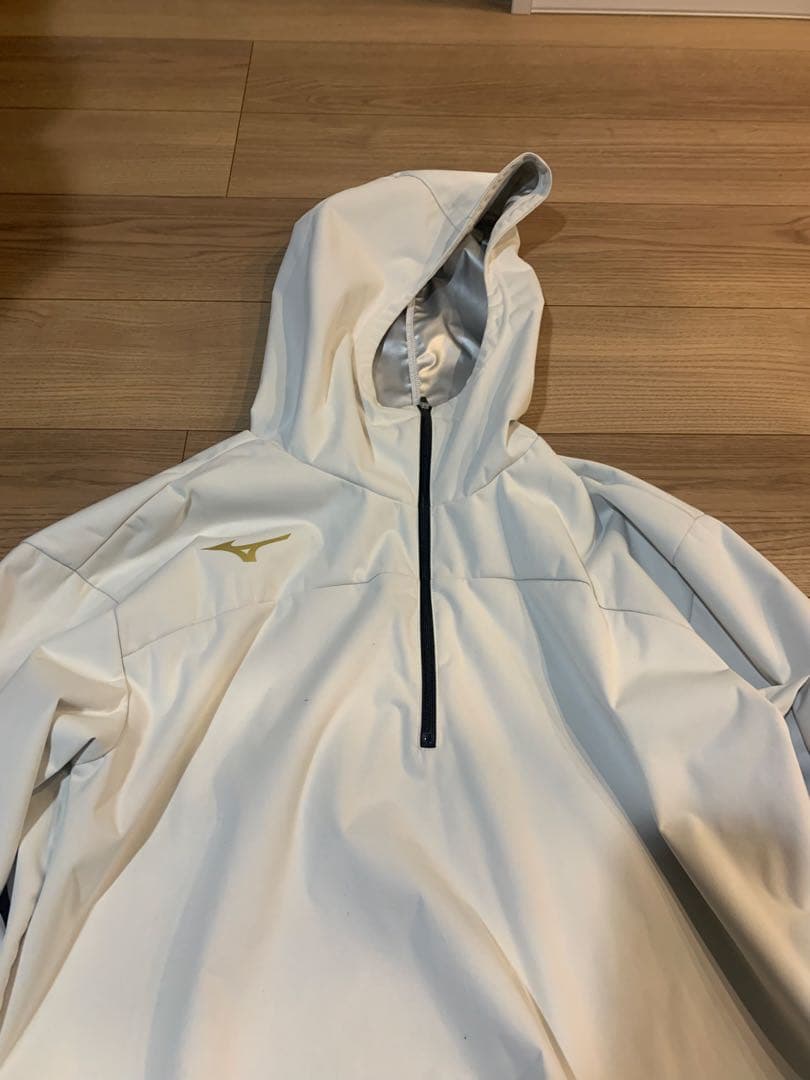 リ*ン様 Mizuno ホワイト サウナスーツ フード付き
