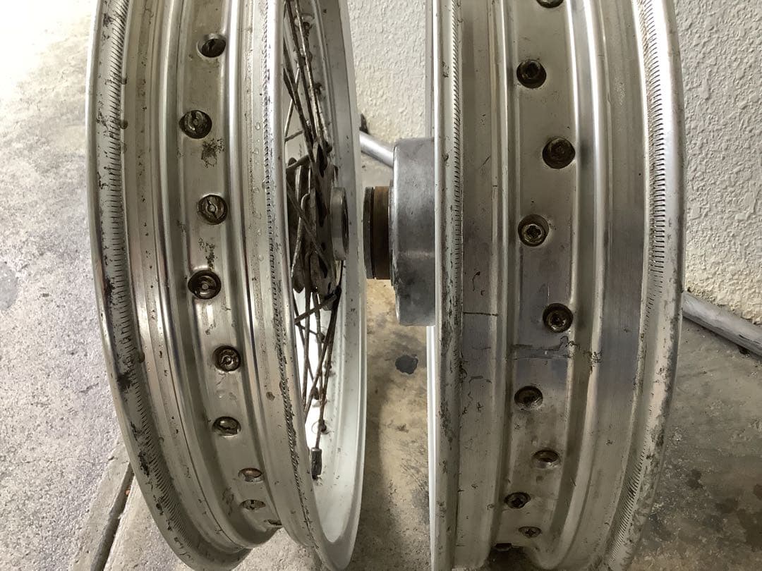 旧CB400F DIDアルミホイル