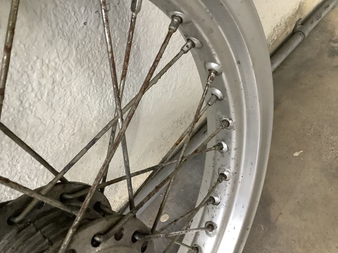 旧CB400F DIDアルミホイル