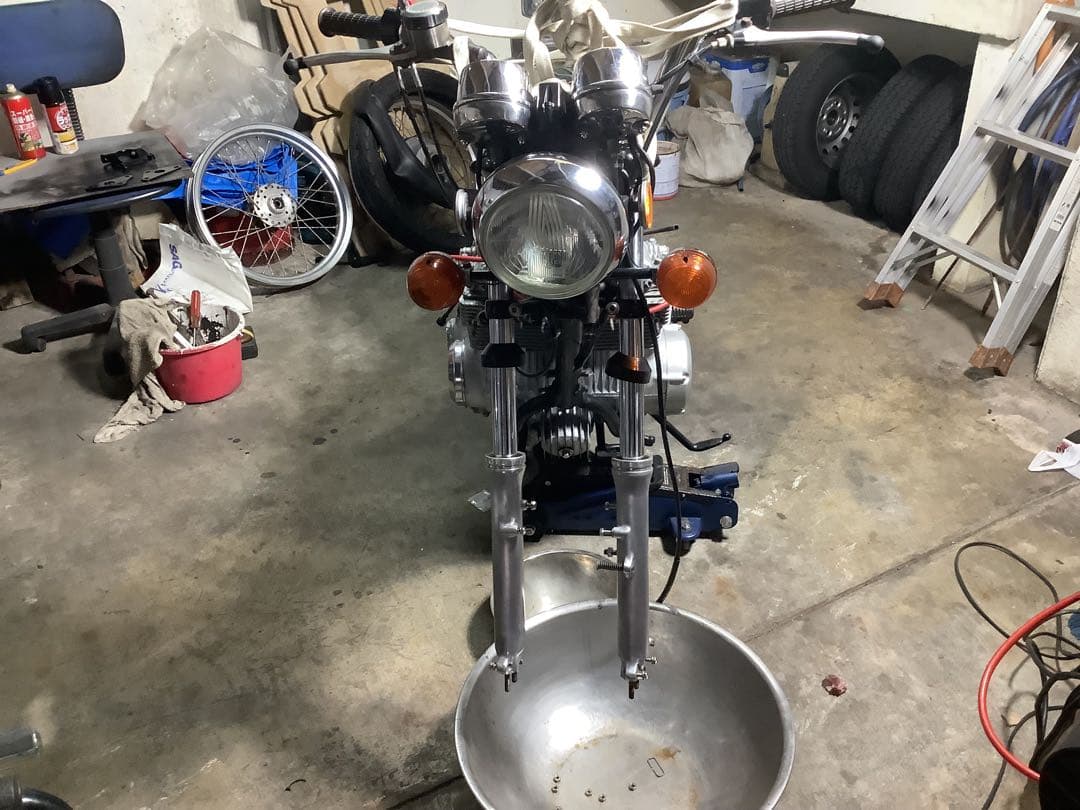 旧CB400F DIDアルミホイル