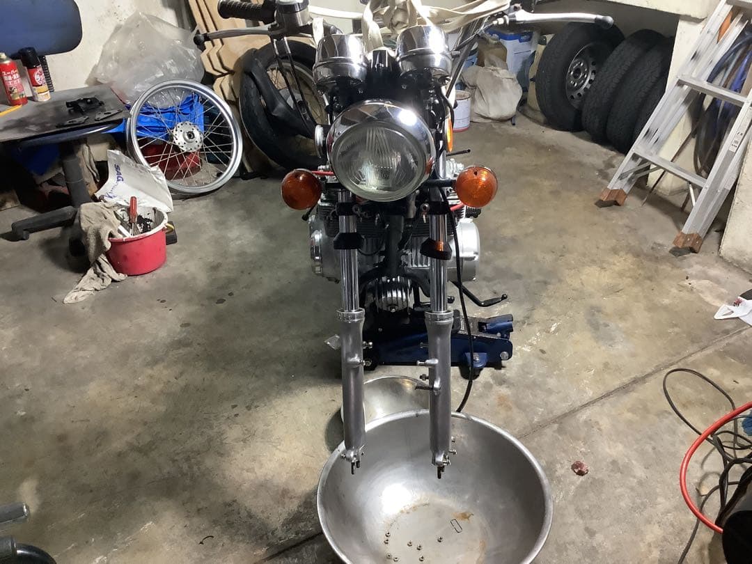 旧CB400F DIDアルミホイル