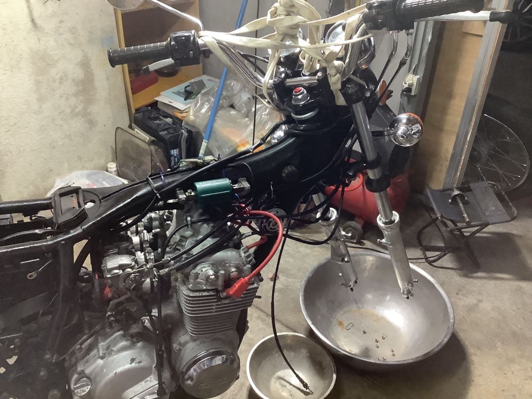 旧CB400F DIDアルミホイル