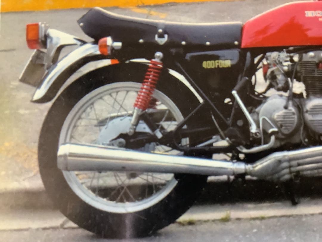 旧CB400F DIDアルミホイル