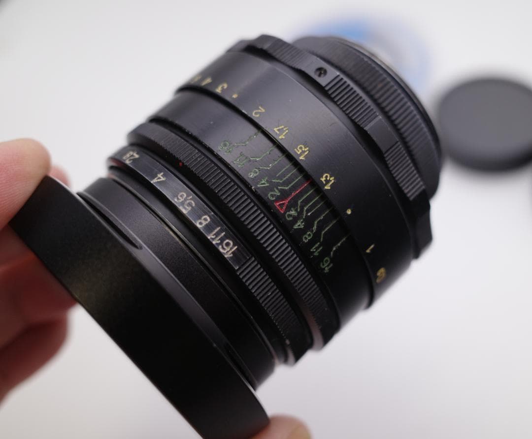 73　ぐるぐるボケレンズ　ヘリオス　 44-2　M42