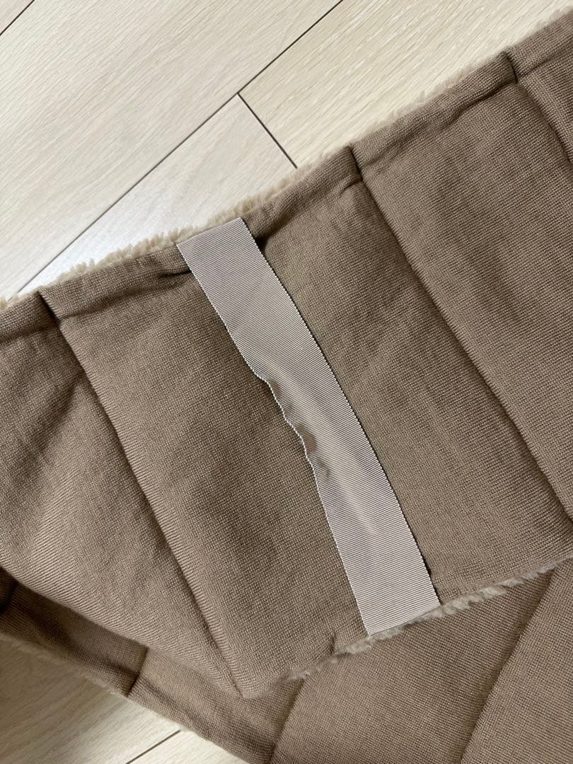 MONCLER モンクレール フリースマフラー ベージュ