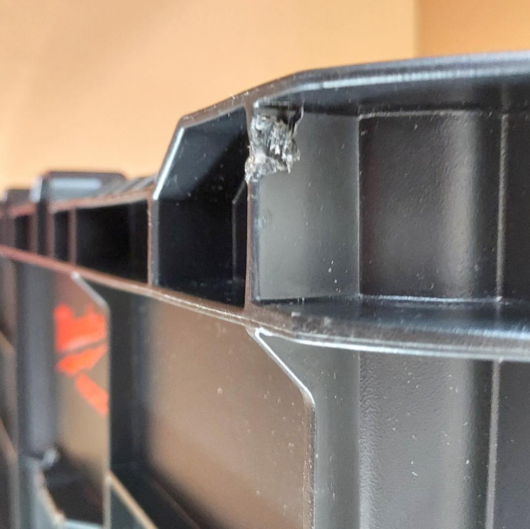 【訳あり】新品 ミルウォーキー パックアウト コンテナ ブラック クレート