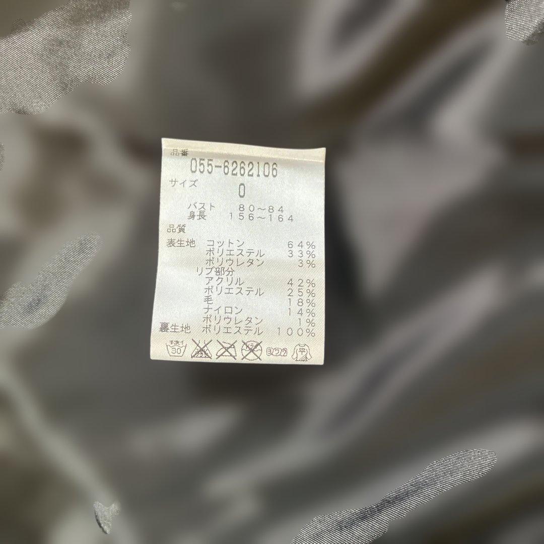 パーリーゲイツジャケットブルゾン黒/白星柄 ベロア調レディースO/ Sサイズ