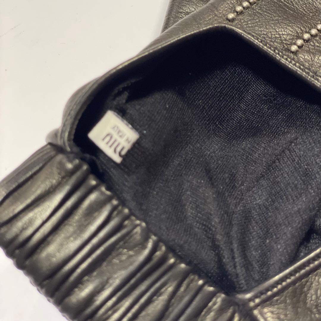 MIUMIU ミュウミュウ ラムレザーグローブ 新品未使用