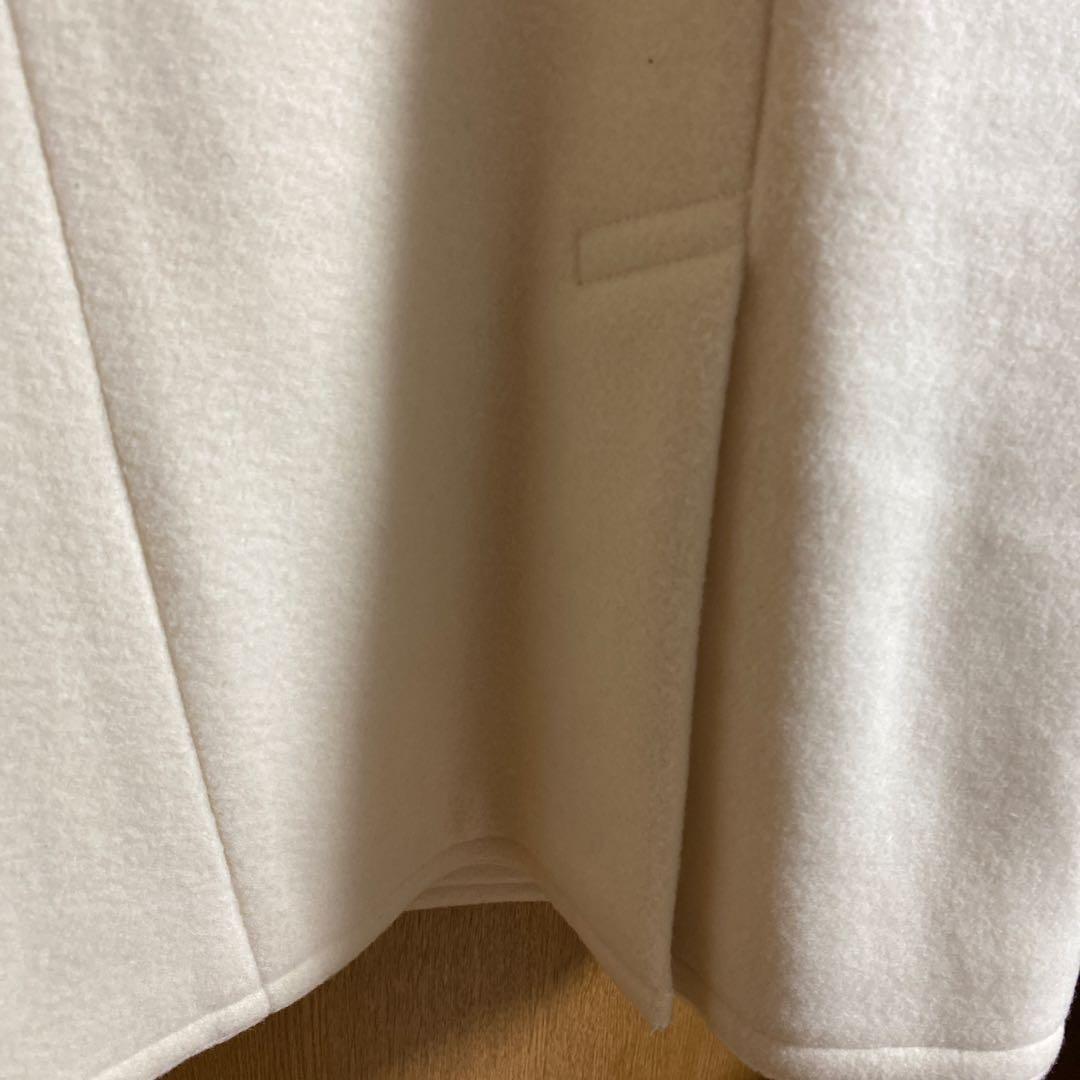 最終価格　ラルフローレン　ホワイト　ピーコート