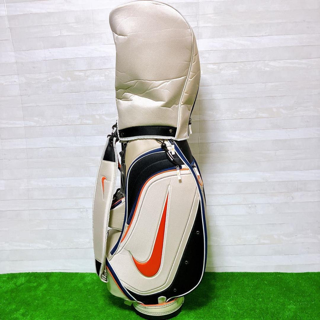 【極美品】NIKE キャディバッグ 8.5型 47インチ 4分割 ゴルフ 美品