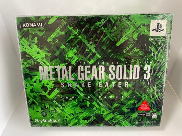 〔希少/未開封品〕メタルギアソリッド3 スネークイーター プレミアムパッケージ