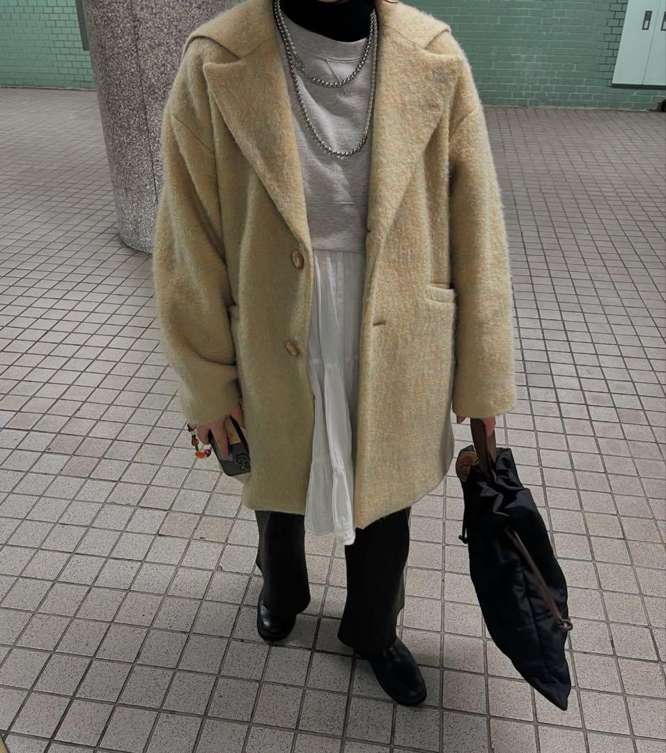 【専用】LAATO セーラーオーバーコート イエロー