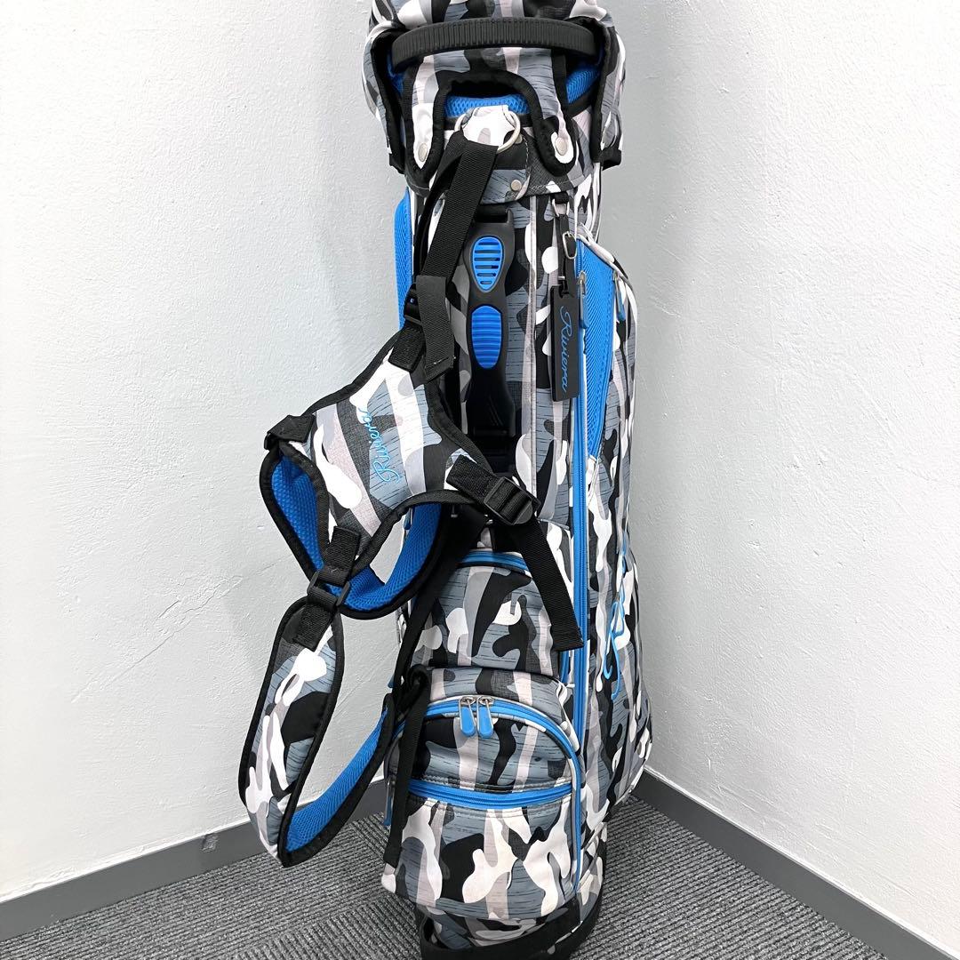 Riviera リビエラ ゴルフ キャディーバッグ 迷彩 RCB-181 美品