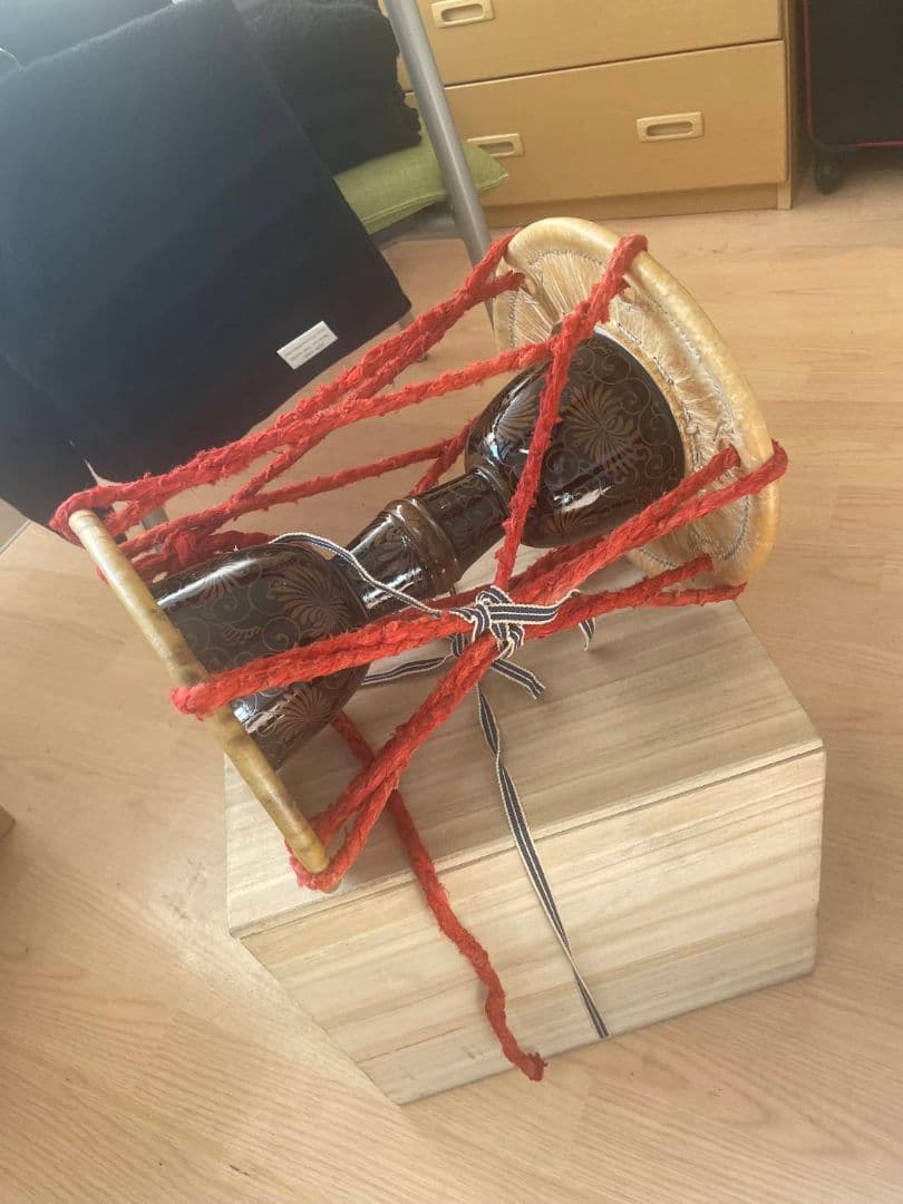 和楽器　大鼓 金剛模様付き(本漆、本麻使用)