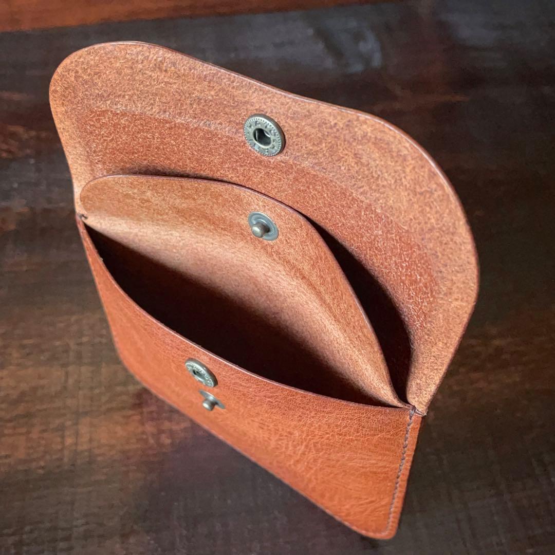 【U】フラップ付きポーチ＆ボックスポーチ（チョコ）2点セット