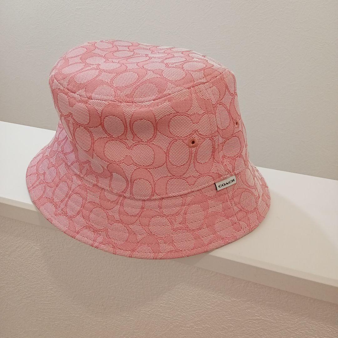 コーチ　バケットハット　ピンク・ブルー　リバーシブル　☆新品未使用☆