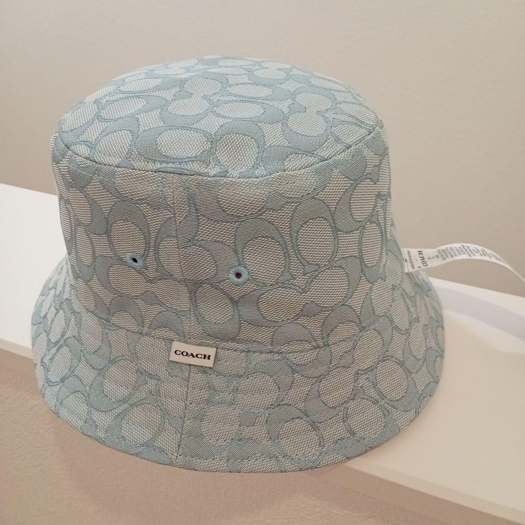 コーチ　バケットハット　ピンク・ブルー　リバーシブル　☆新品未使用☆