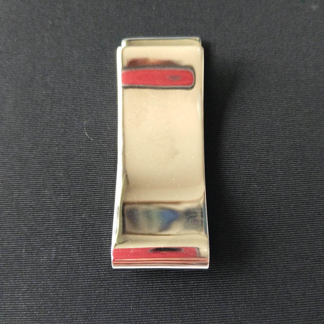 【超美品】ブルガリBVLGARI シルバー マネークリップ 専用 ケース付き