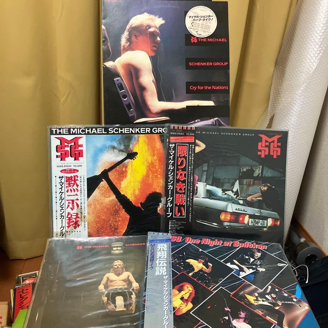 【希少/帯付多数】マイケル・シェンカー・グループ LPレコード 5枚セットMSG